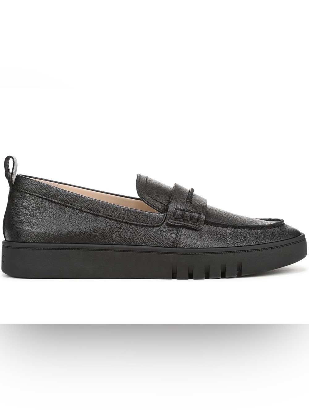 Vionic Black Leather Slip-On Loafer Size 10 - Picture 6 of 16